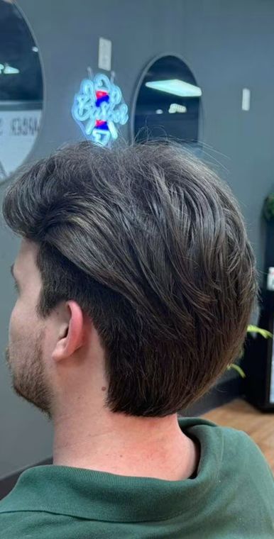Layered flow cut, tapered back